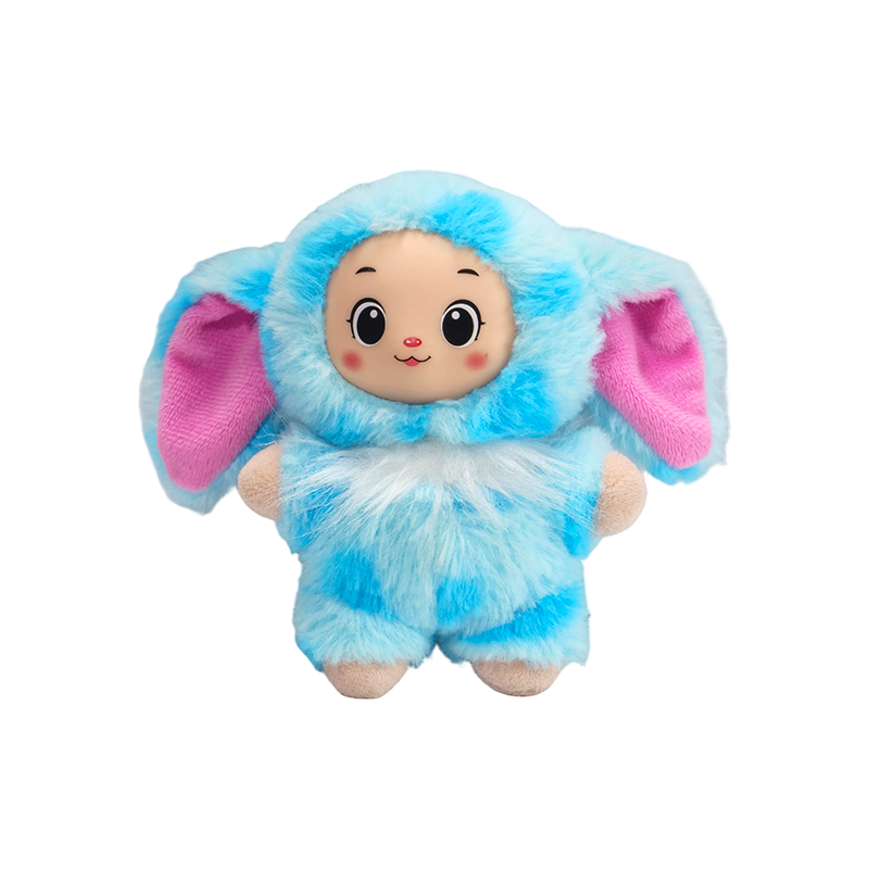 Llaveros de peluche resistentes al fuego, caja ciega de regalo