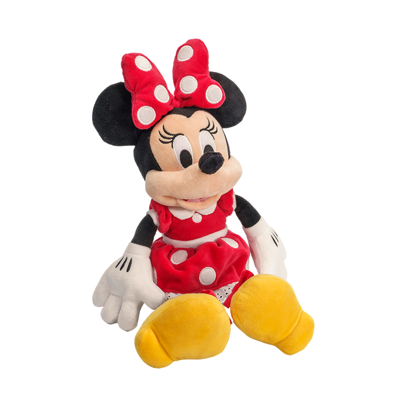 Figuras clásicas de juguetes de peluche con personajes de dibujos animados