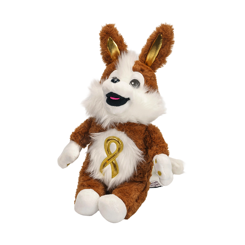 Juguetes de peluche de conejos, animales salvajes de orejas largas sentados