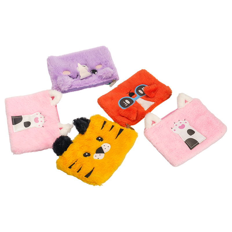 Lindos monederos de peluche con forma de animal