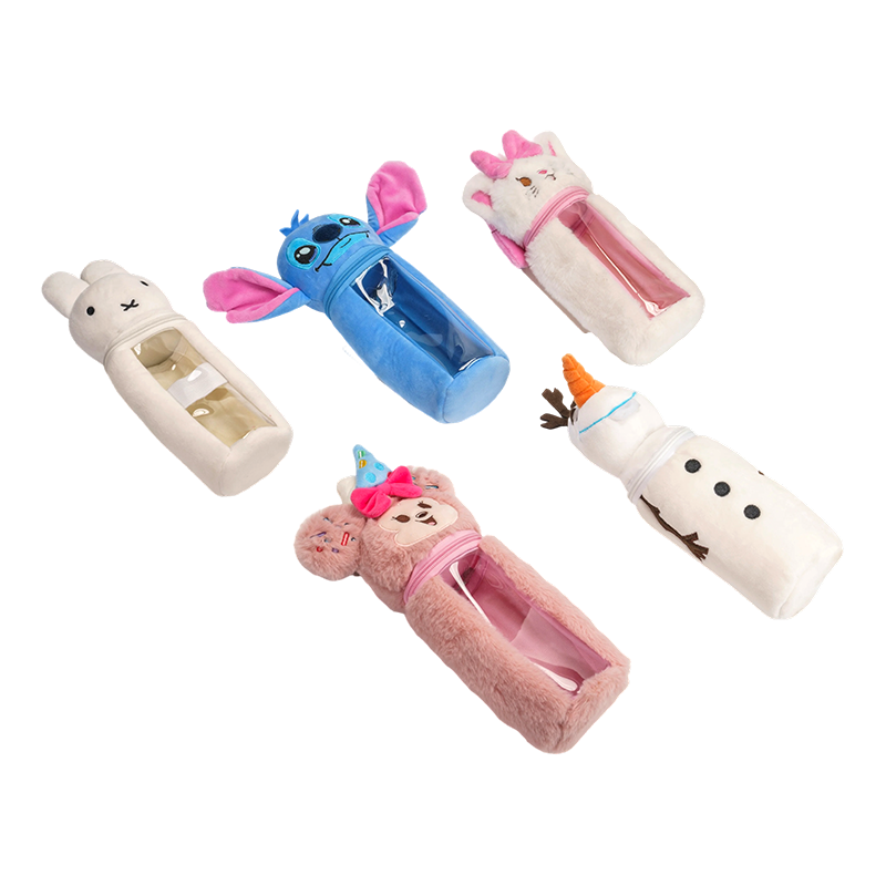 Portabebidas con figuras animadas