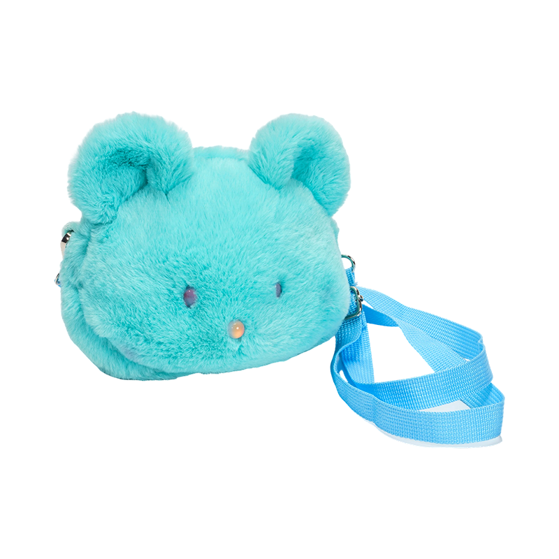 Adorable mochila de oso azul