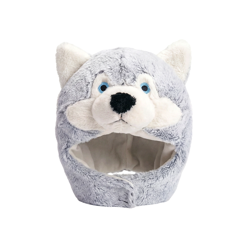 Gorro de peluche husky de Alaska