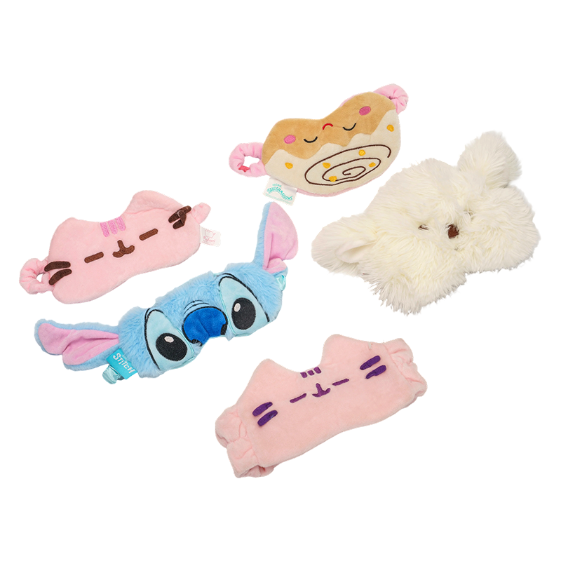 Máscaras oculares con diseño de animales difusos