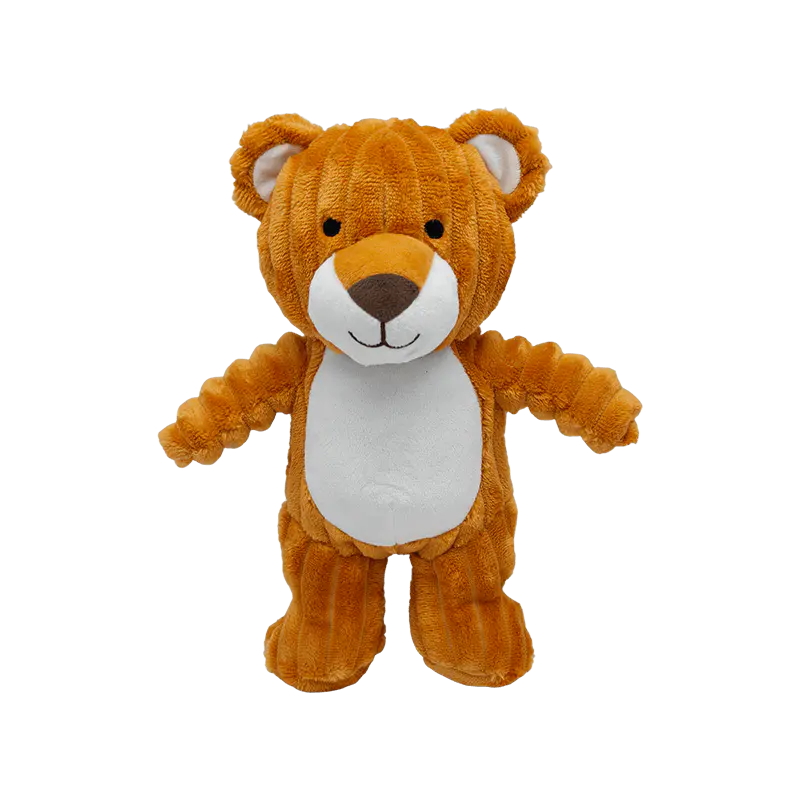 Juguete de peluche relleno con osito de peluche marrón clásico ecológico, osito de peluche suave y esponjoso para regalo de niños, mercancía promocional y decoración del hogar